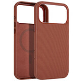 Coverzs iPhone 18 Pro Max Woven MagSafe hoesje met telefoonkoord (oranje)