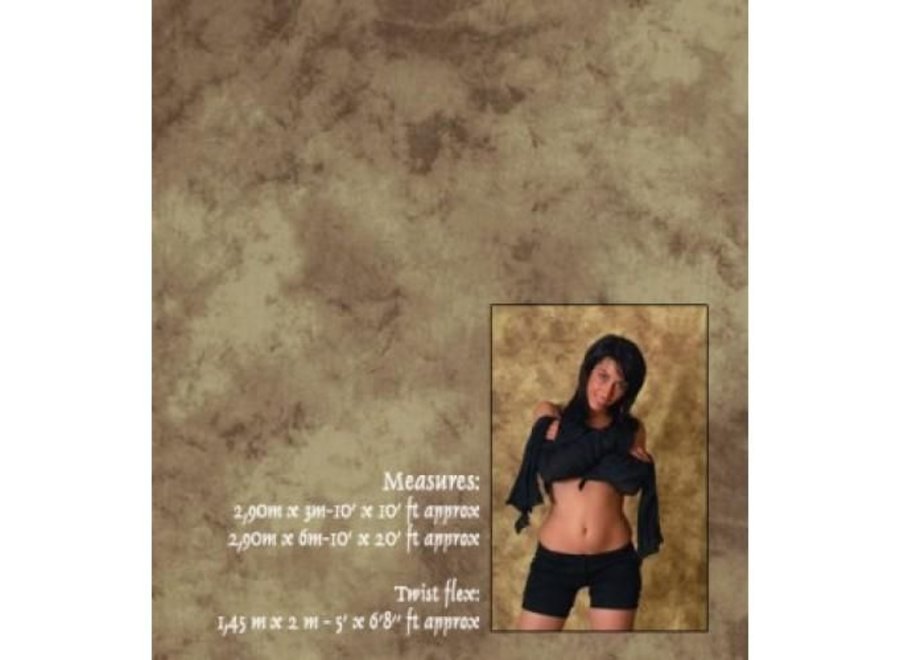 Fondali Twistflex collapsible background Brown Oker # 530