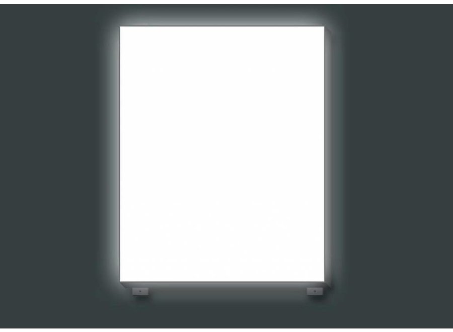 Dimmable Wall LED box 80 x 100 x 20cm
