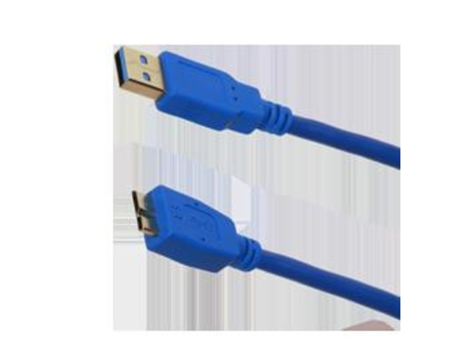 Cameleon Tethering Kabel USB 3.0 Super Speed 3m Blauw