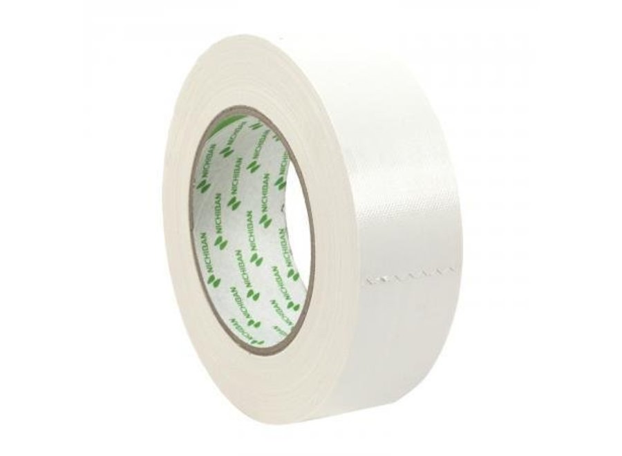 Gaffer tape Nichiban 50mm / 25 mtr. Wit