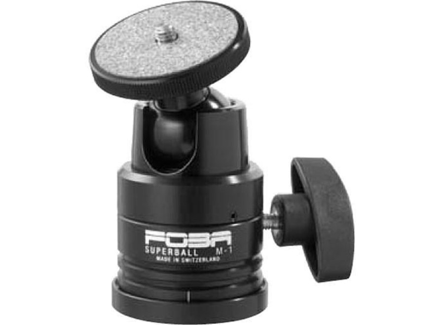 Foba SUPERBALL M-1 with camera plate, 1/4" thread