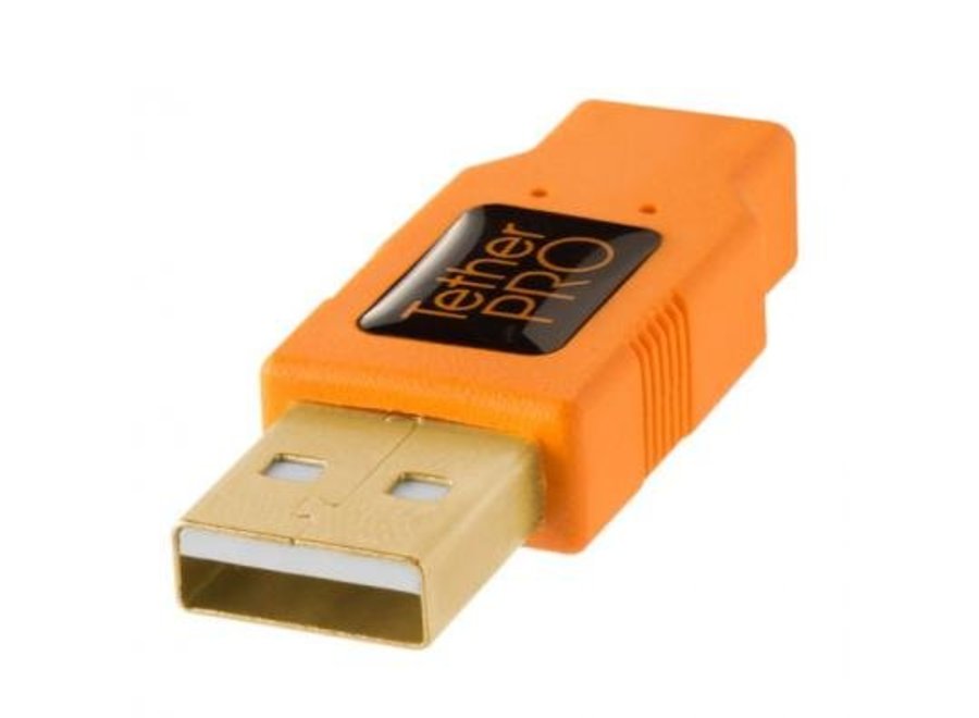 TetherTools TetherPro USB 2.0 Mini-B 5-Pin Cable 4.6m Orange