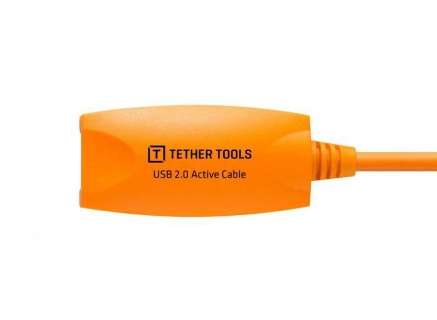 TetherTools TetherPro USB 2.0 Active Extension Cable (16ft-5m) Orange