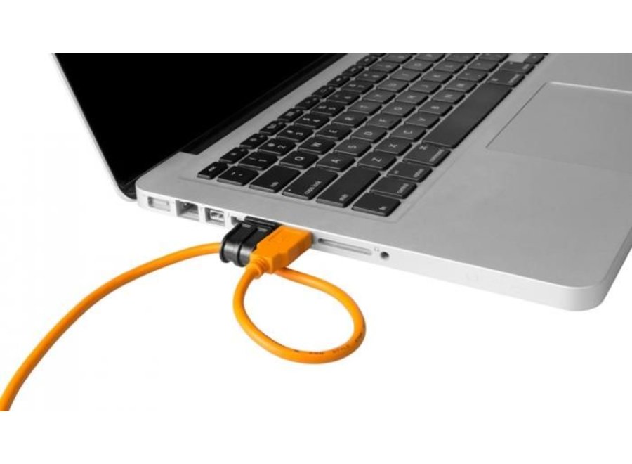 TetherTools Starter Tethering Kit USB 3.0 Micro-B Right Angle Cable Right 15' ORG