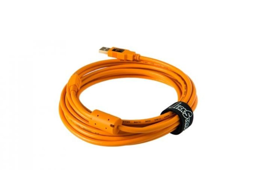 TetherTools Starter Tethering Kit USB 3.0 Micro-B Right Angle Cable Right 15' ORG