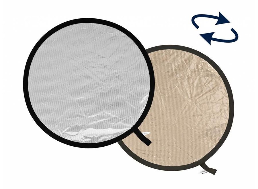 Lastolite Collapsible reflector 75cm sunlite/soft silver