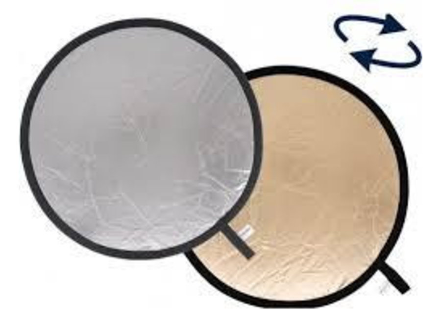 Lastolite Collapsible reflector 75cm sunfire/silver