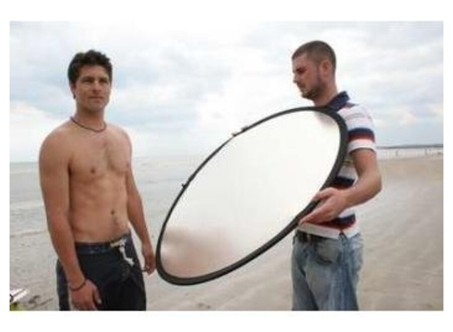 Lastolite Collapsible reflector 75cm sunfire/silver