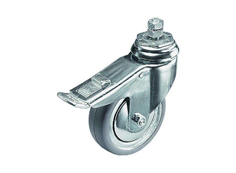 Manfrotto Wiel Set Diameter 100mm met rem M10 Mount