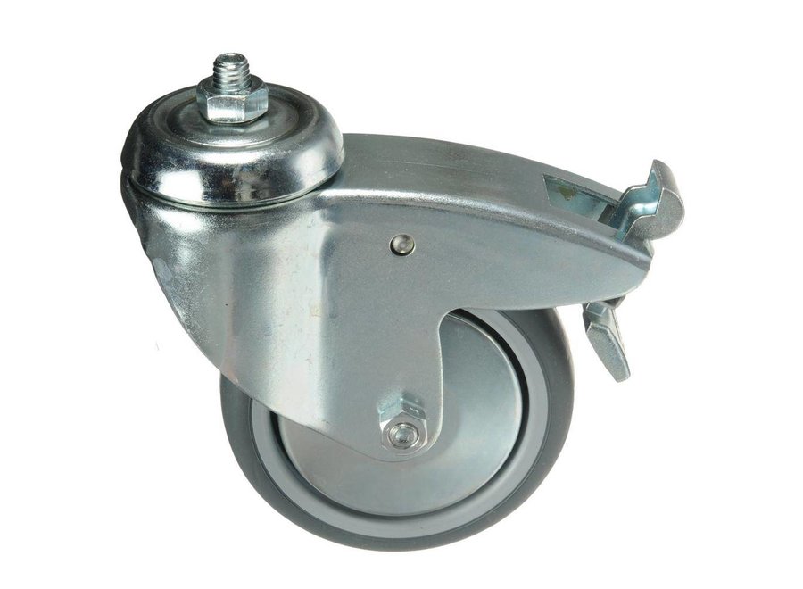 Manfrotto Wiel Set Diameter 100mm met rem M10 Mount