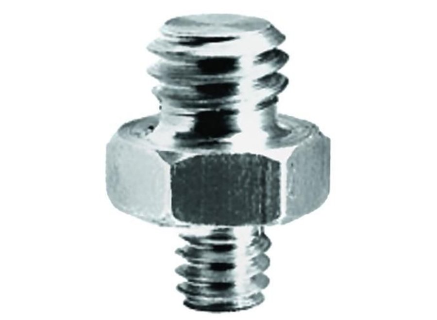 Manfrotto 147 Adapter Spigot met 3/8" + 1/4" schroef