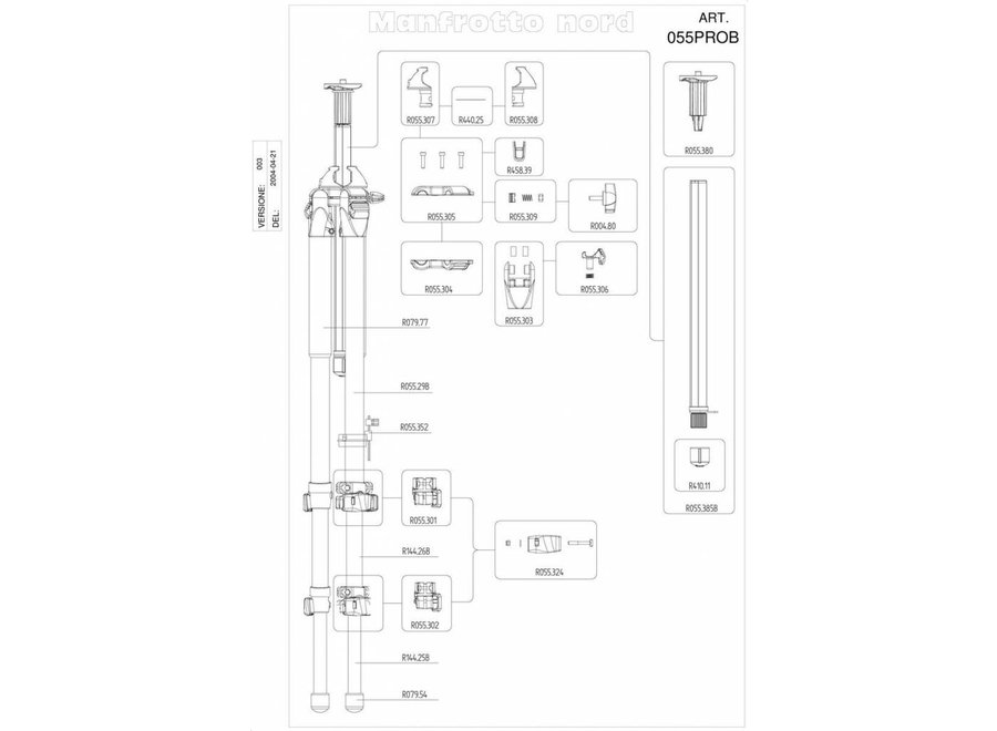 Manfrotto Leg Collar for 055PROB