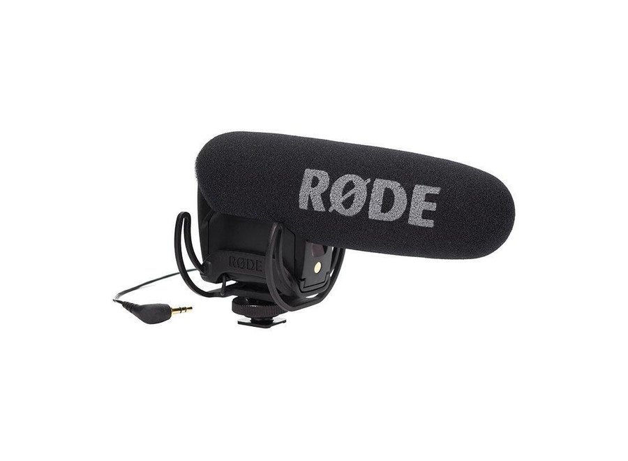 Røde VideoMic Pro met Rycote Lyre Shockmount