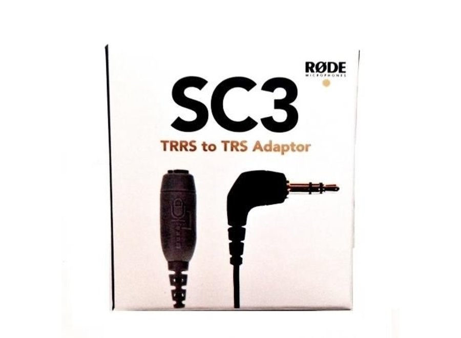 Røde SC3 TRRS naar TRS Adapter