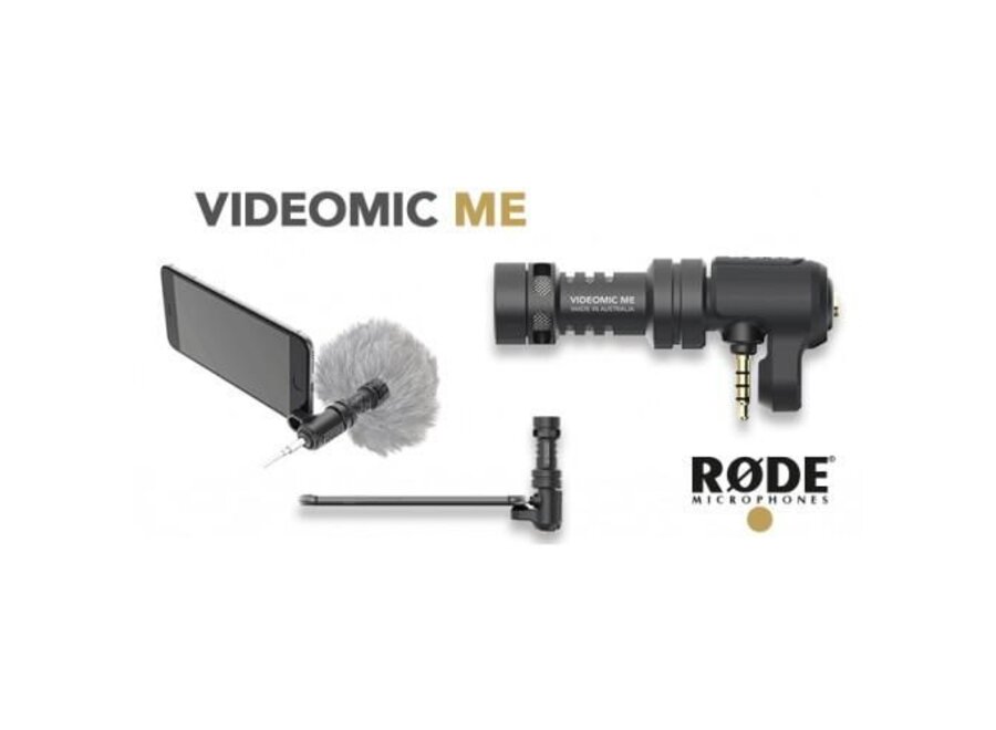 Røde VideoMic Me Shotgun microfoon voor Smartphones & Tablets