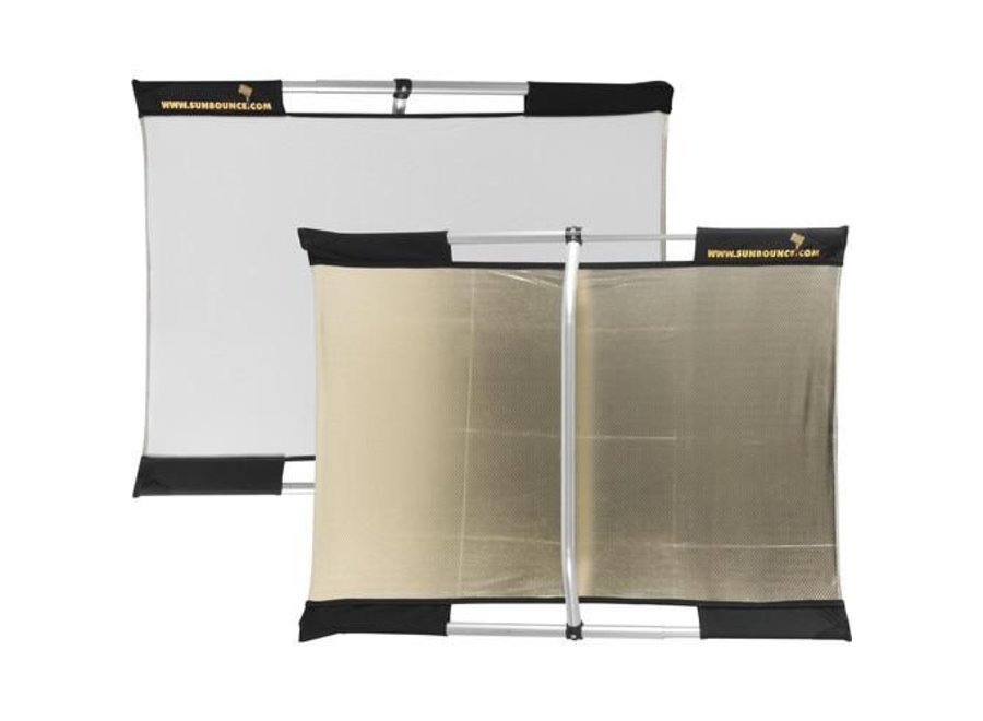 SunBounce Micro-Mini Kit 60x90cm – Zebra Gold/Silver & White