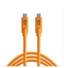 TetherTools TetherPro USB-C to USB-4.6m High-Visibility Orange