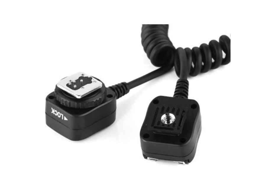 1 m TTL kabel voor Olympus + swivel