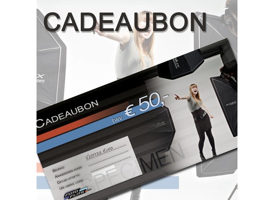 FotoFlits giftcard € 50,-