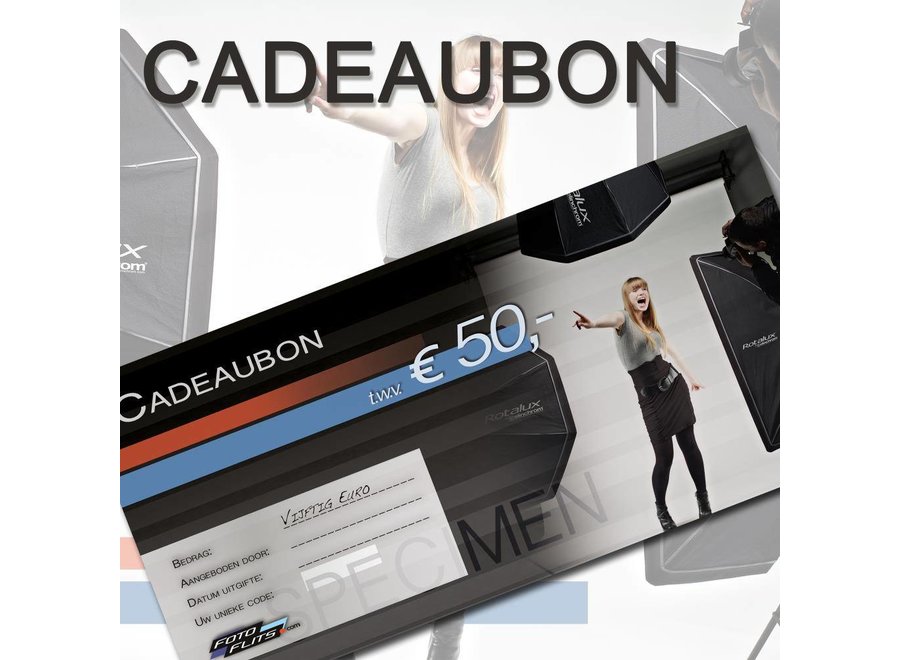 FotoFlits giftcard € 50,-
