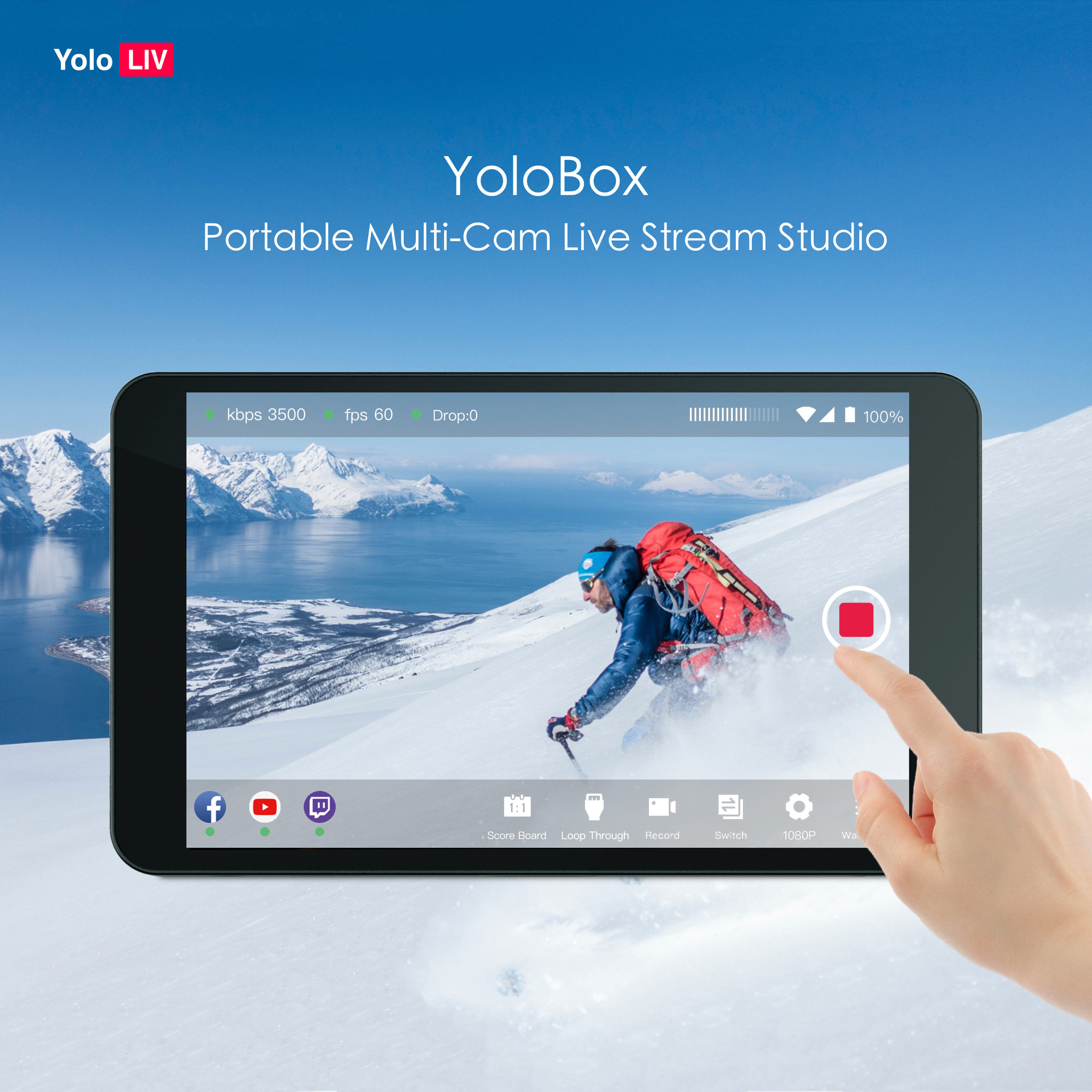 Yolobox Portable Multi Cam Live Stream Studio Fotoflits