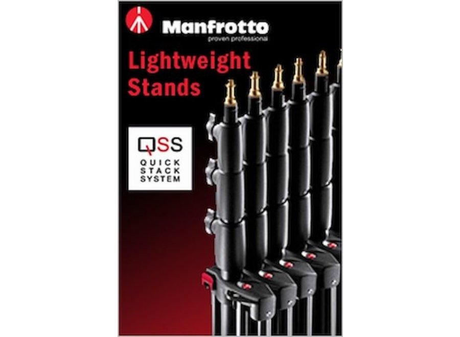 Manfrotto Achtergrondstatief Set 1314B – Compleet met Tas