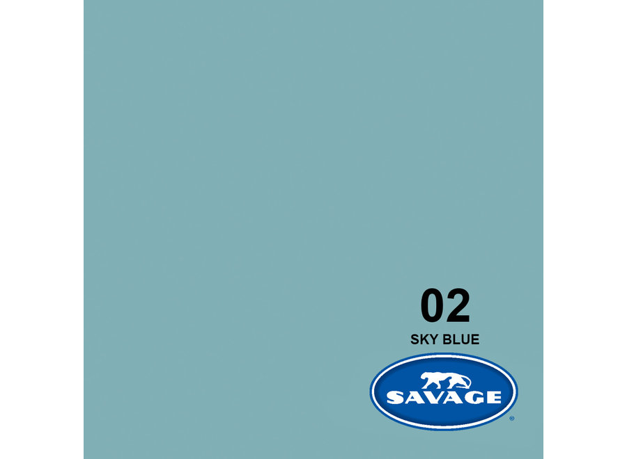 Savage Achtergrondpapier op rol 1.38 x 11m Sky Blue #02