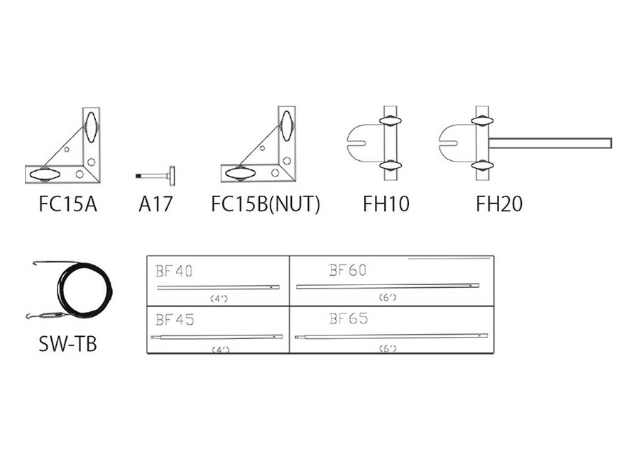 Kupo KH-08 Butterfly frame Kit (240x240cm)