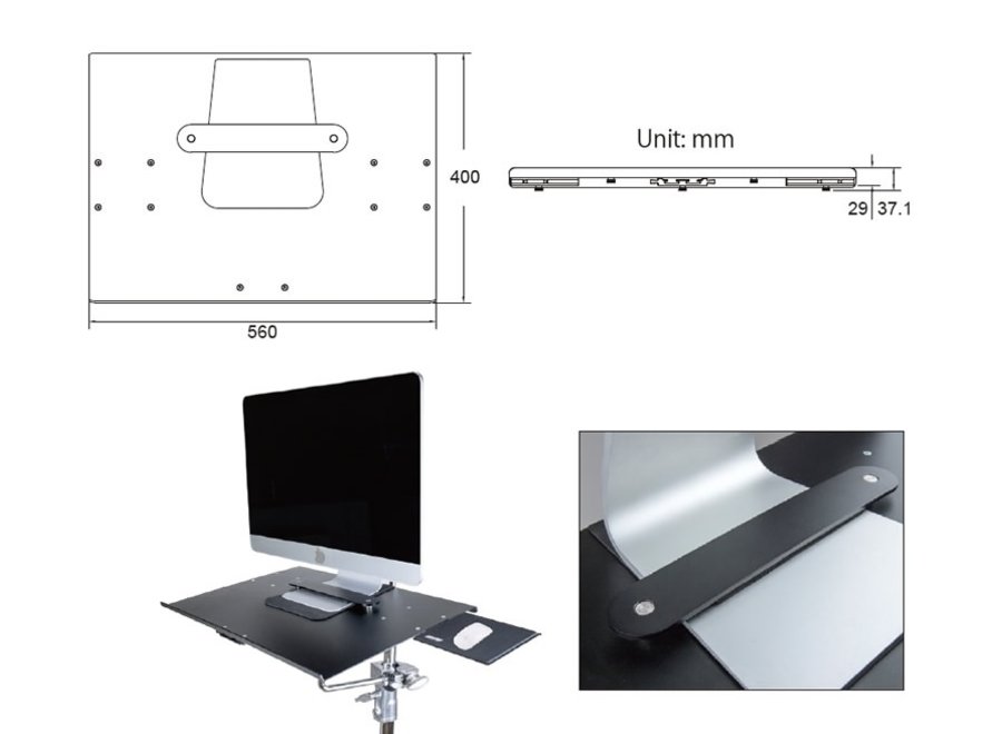 Kupo KS-305B Tethermate voor iMac