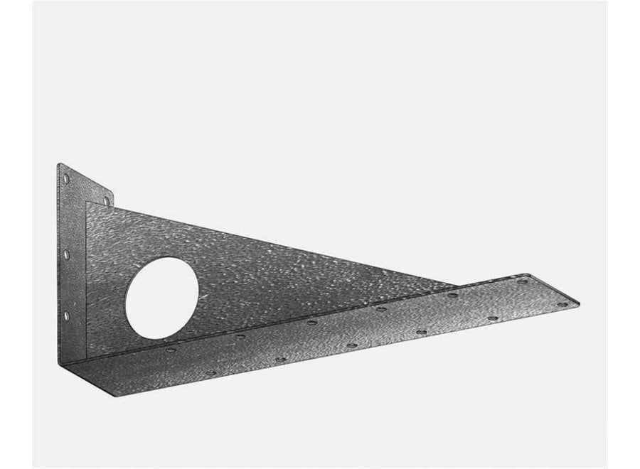Wall bracket for 3 rails