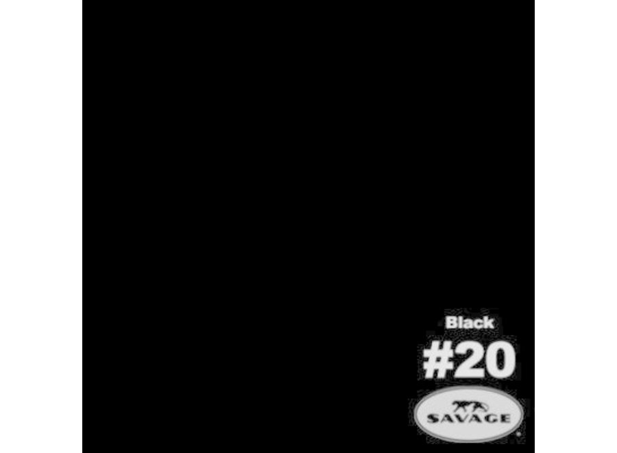 Savage Seamless Paper Background – #20 Black