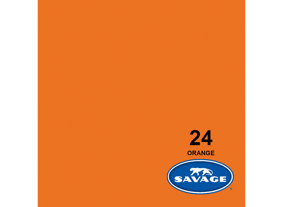 Savage Achtergrondpapier op rol 1.38 x 11m Orange # 24