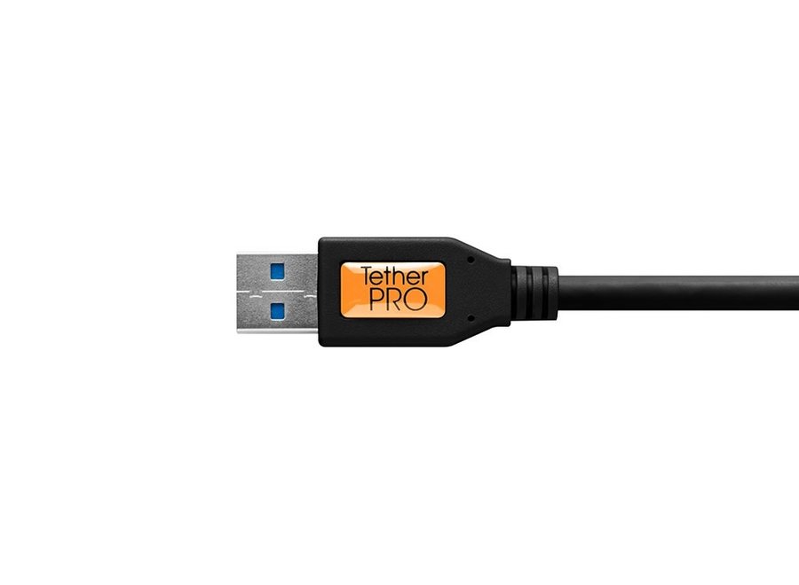 Tetherpro USB 3.0  to USB-C BLK 15'