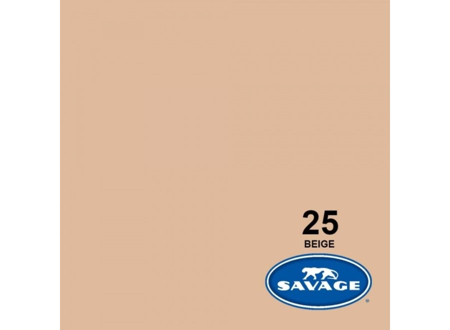 Savage background paper Beige 2.72 x 11 m.  Beige # 25