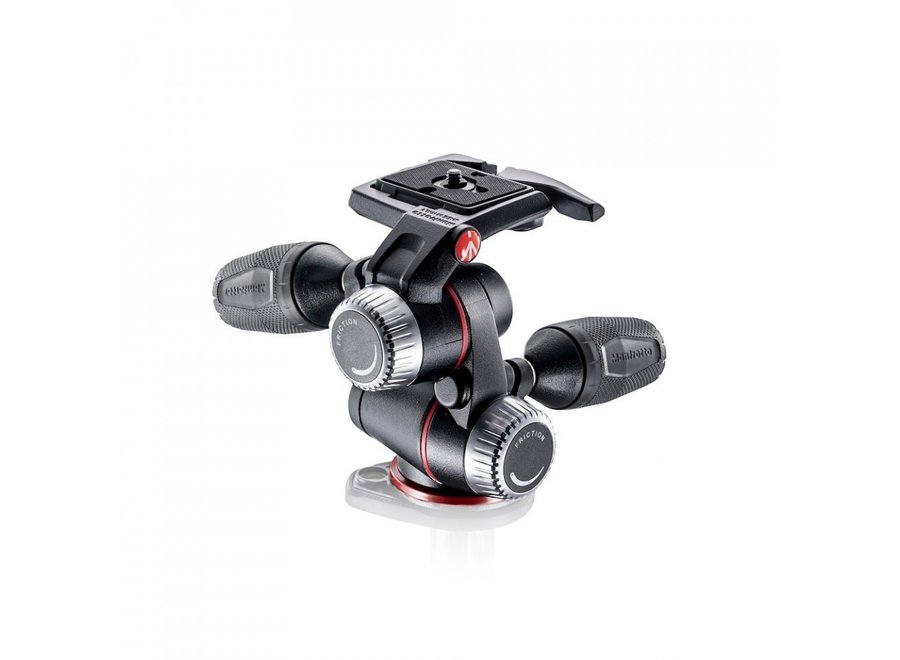 Manfrotto X-PRO 3-Way tripod head + retractable levers