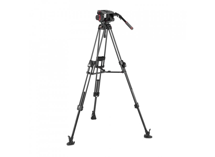 Manfrotto 509 Video Head + 645 Fast Twin Carbon Tripod