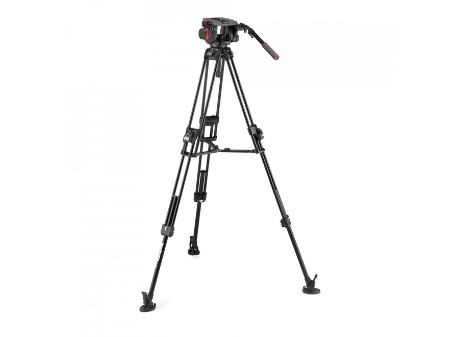 Manfrotto 509 Pro Video Head + 645 Fast Twin Alu Tripod