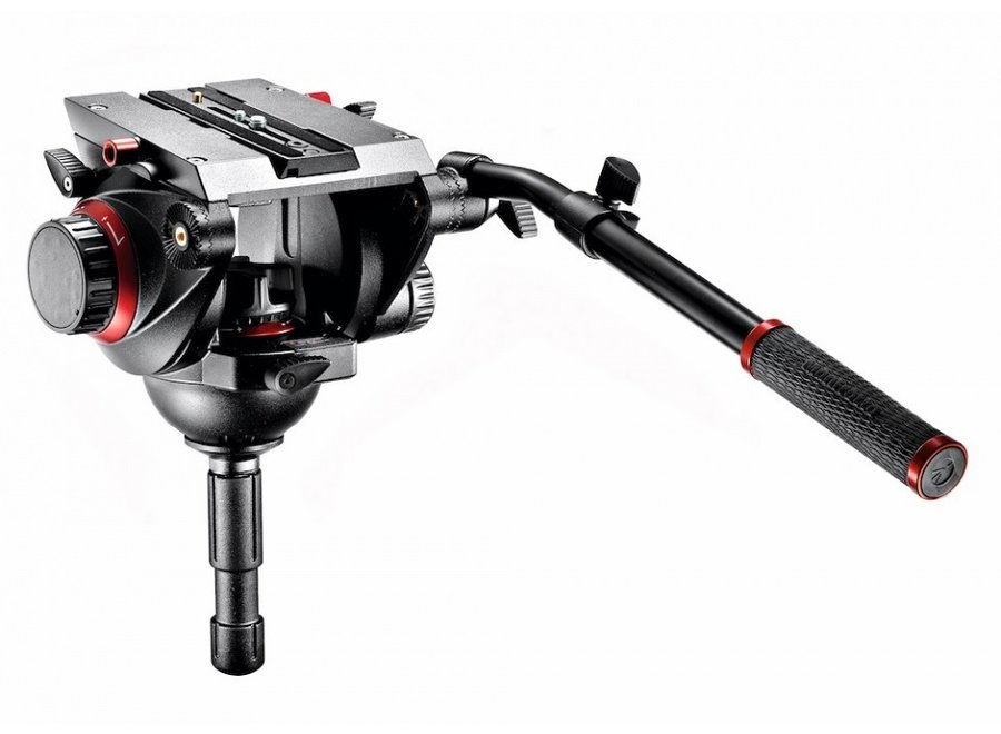 Manfrotto 509 Pro Video Head + 645 Fast Twin Alu Tripod