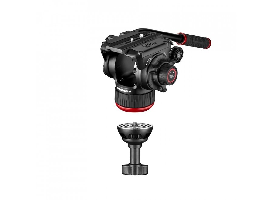 Manfrotto 504X Fluid Video Head + 536 Carbon Single leg tripod