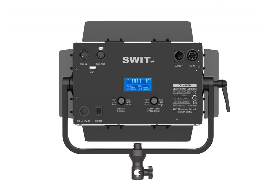 Swit CL-M100D mini size Bi-color LED Panel (DMX)