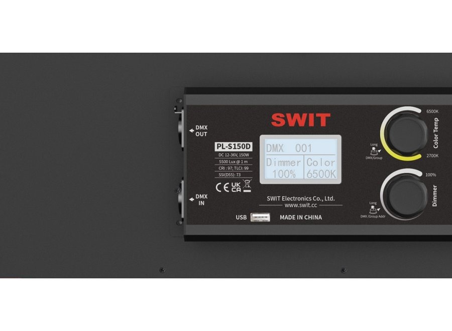 Swit PL-S150D Bi-color LED Panel Light DMX