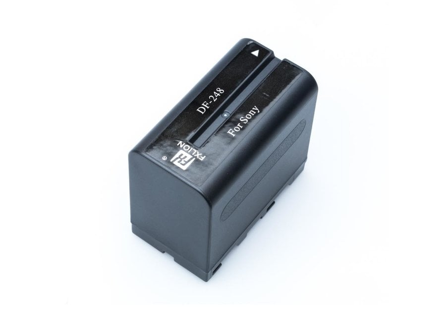 FXLion DF248 NP-F Battery 7.4V 6.6Ah 48Wh – Compact and Powerful Battery for Video Equipment