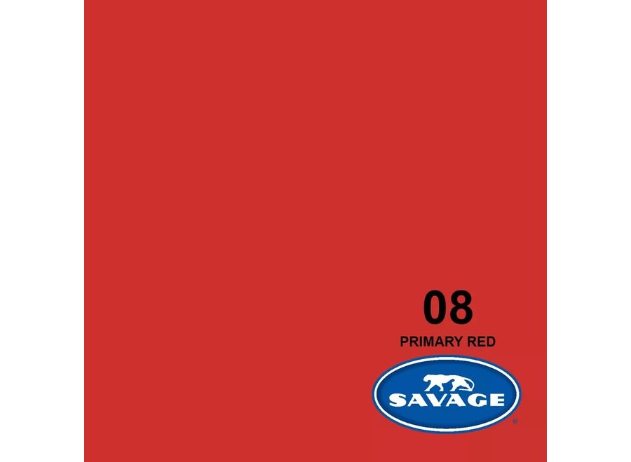 Savage Achtergrondpapier op rol 1.38 x 11m Primary Red #08