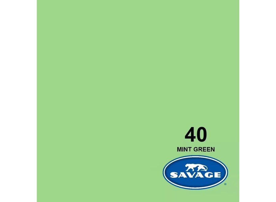 Savage Achtergrondpapier op rol 1.38 x 11m Mint Green # 40