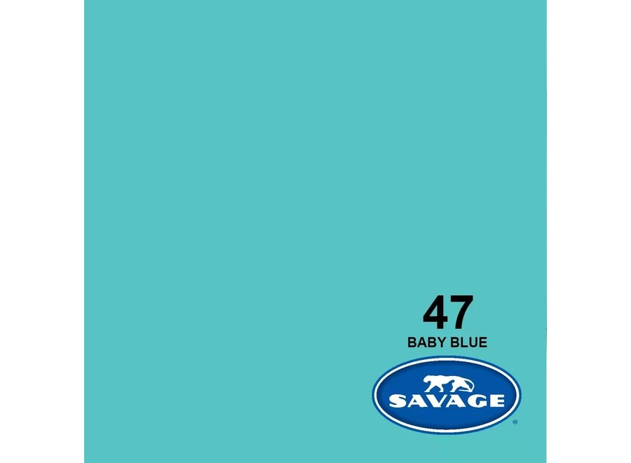 Savage Achtergrondpapier op rol 1.38 x 11m Baby Blue # 47