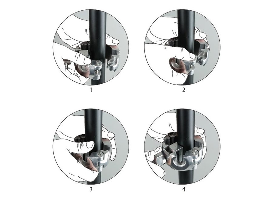 Kupo KCP-950P  4 Ways Clamp For 35 - 50mm Tube