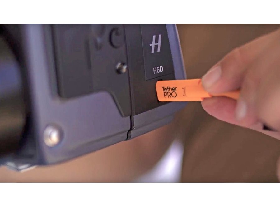 TetherPro USB-C to USB-C 15' (4.6m) High-Visibility Orange