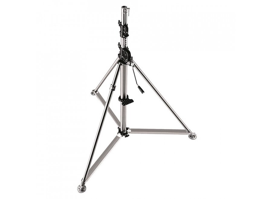 Manfrotto 387XU Super Wind-Up Stand – Height up to 366 cm Silver