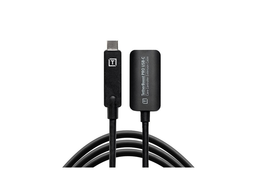 TetherBoost Pro USB-C Core Controller Extension Cable Black